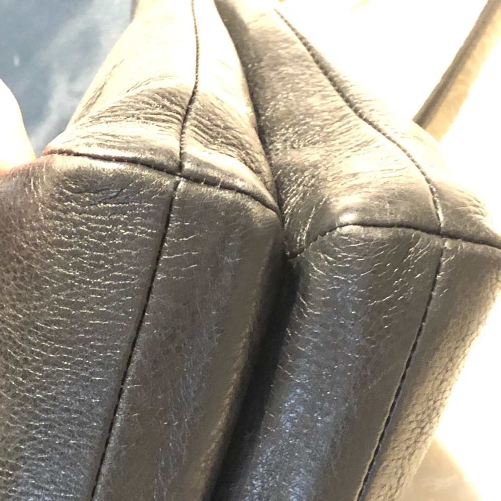 Coach Madison Black Python / Leather Shoulder Bag - image 4